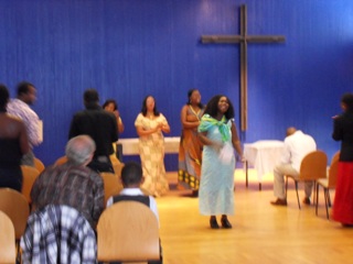 Lobpreis im Gemeindesaal